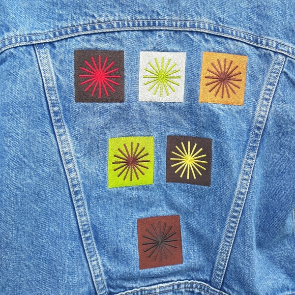 Vintage Y2K Gap Denim Jacket Small Embroidered - Picture 2 of 5